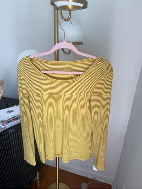 Talbots yellow top